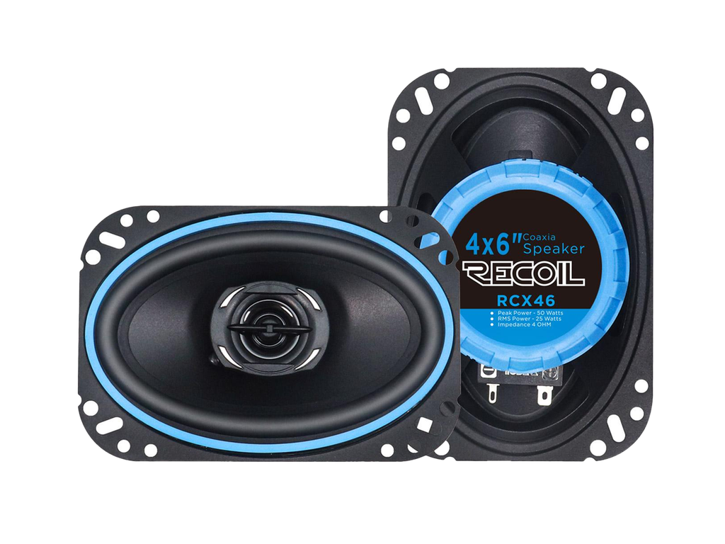 [RCX46] Lautsprecher Coaxial Recoil Echo 2-Wege 4x6 Zoll/25W RMS